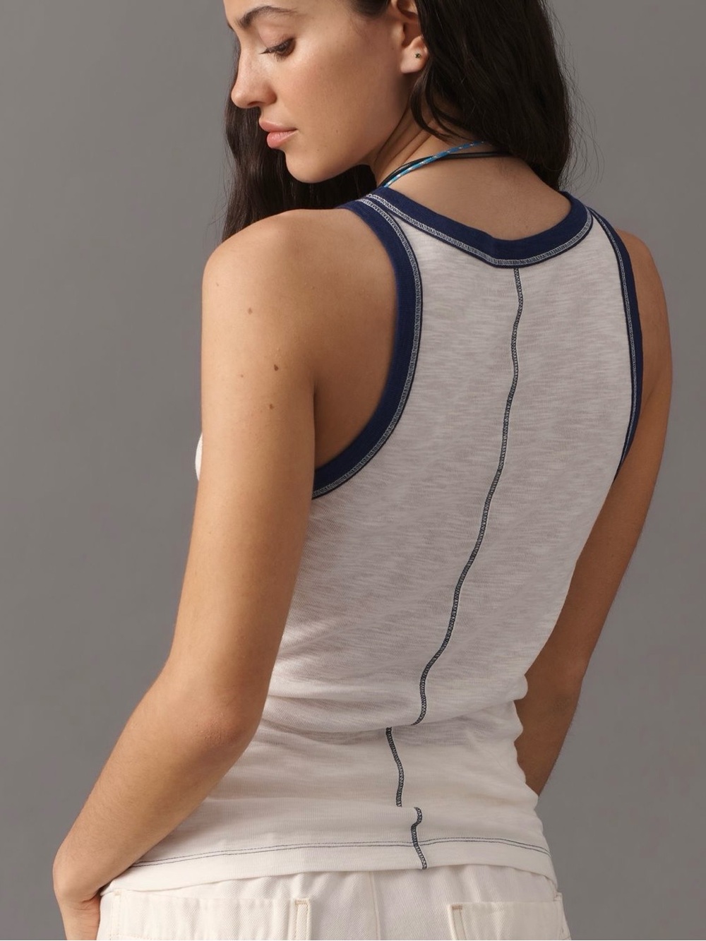 Pilcro Austin Racerback Tee ~ S - Picture 6 of 6